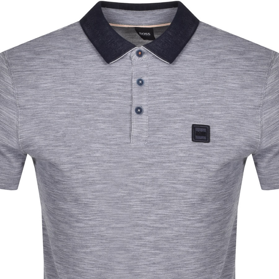 Alternative Image for ProductBOSS Pecas Polo T Shirt Navy2